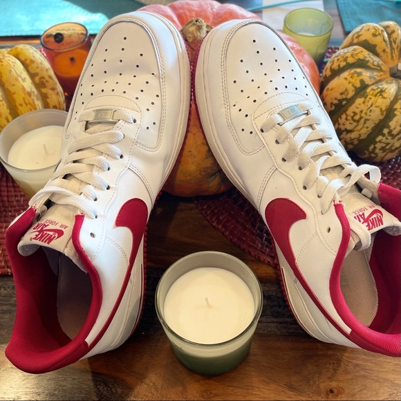 Nike Other - Nike Air Force 1 Gorgeous Red & White. Pre-Owned in extreme Great Condition